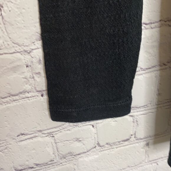 J Jill Thermal Waffle Pocket Tunic Long sleeve black XSP - Picture 5 of 7